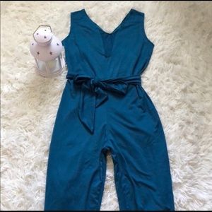 Turquoise Pant Romper in Size Medium 💙